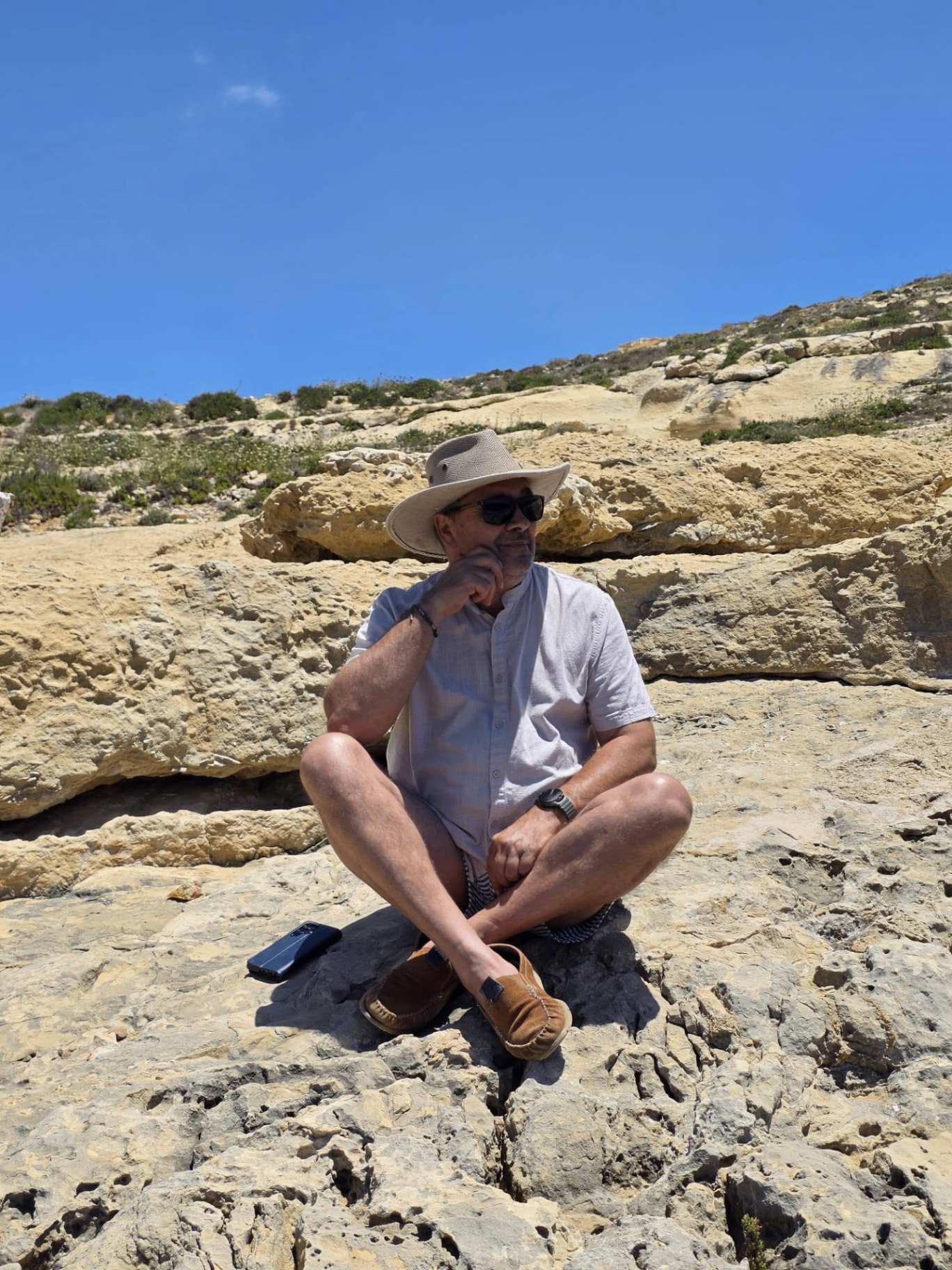 Dr Mark Causon, Director of Genista Research Foundation, on the Gozo coast