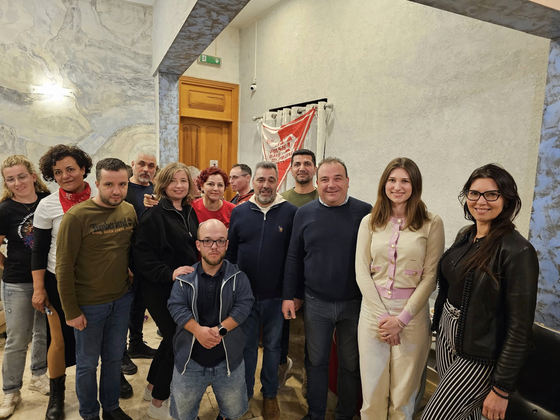 International group of educators gathered after a training evening in Gozo